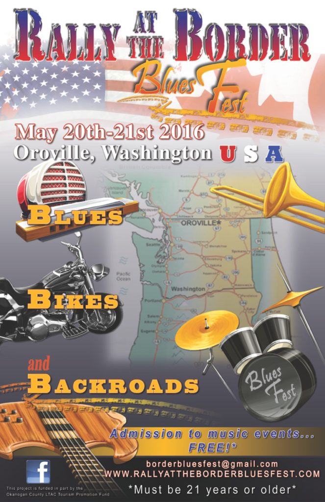 Rally At The Border Blues Fest Poster