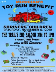 18th Annual Musicians Toy Run at Trails End