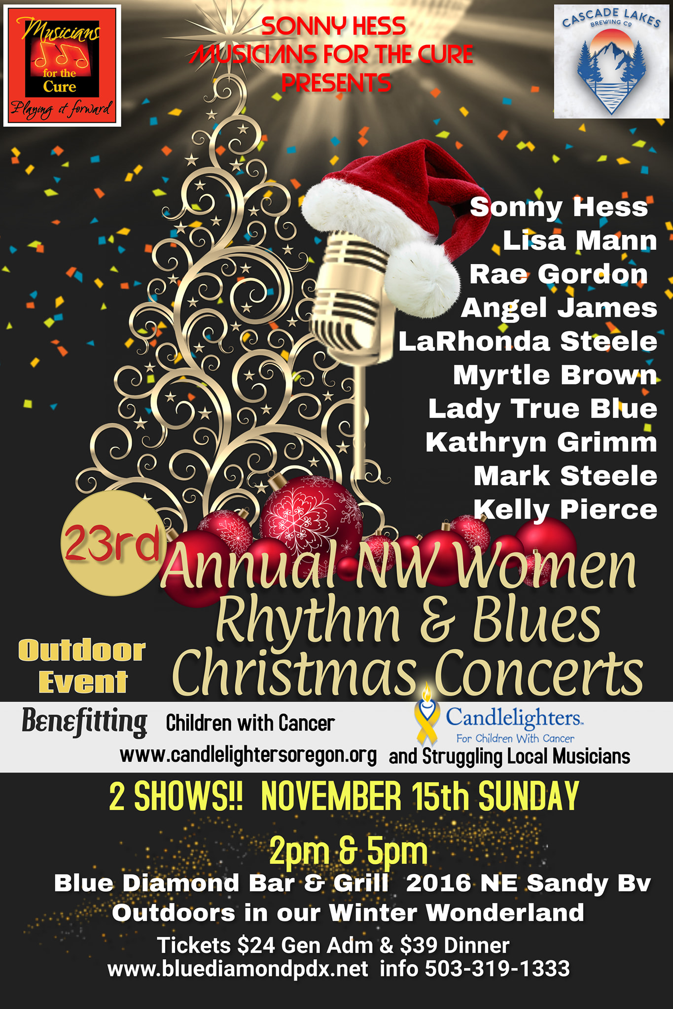 23rd Annual NW Women Rhythm & Blues Christmas Concerts - Cascade Blues ...